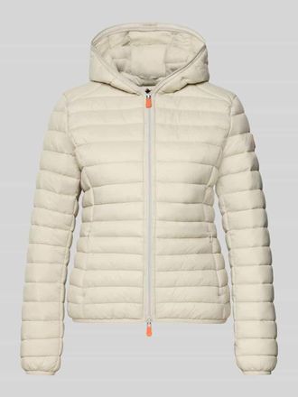 Save The Duck Steppjacke mit Kapuze Modell DAISY in Beige, Gr&ouml;&szlig;e XXL