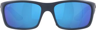 Costa Jose Pro 62mm Polarized Oversize Rectangular Sunglasses in Blue at Nordstrom