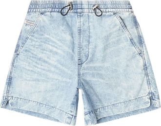 Diesel Shorts denim D-Tenni-S elasticizzati - Blu