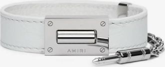 Amiri Womens Pebbled Jax Bracelet In White