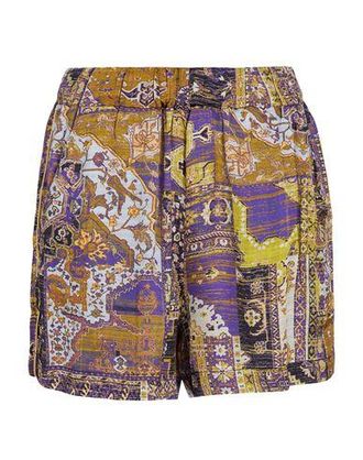 8 by YOOX PRINTED VISCOSE SHORTS