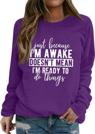 Generic Womens Sweatshirts Plus Size Cowl Neck Oversized Lightweight Funny Cute Graphic Jumpers Ladies Sweatshirts without Hood Pullover Tops Long Sleeve T Sh