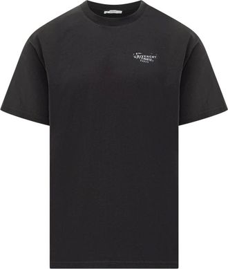Givenchy T-Shirts, male, Black, Size: 3XL Logo Stamp T-Shirt