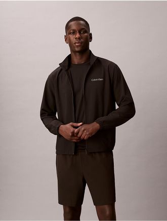 Calvin Klein Calvin Klein Mens Icon Sport Windbreaker Jacket - Black - 2XL