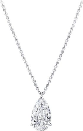 Tilla 14kt witgouden halsketting met diamant - Zilver