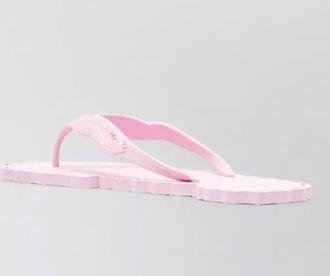 Zimmermann scalloped thong sandals open toe design