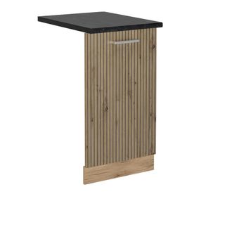 Vicco Tapa Del Lavavajillas R-line, Roble Artesanal, 45 Cm, Et Antracita