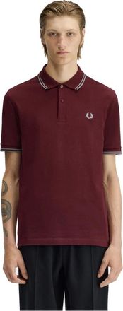 Fred Perry Polo M3600 - - Tops - Uomo - Rosso - 3XL