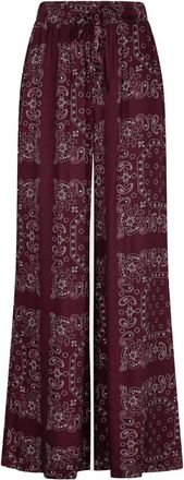 Amaya Amsterdam Dames, Broeken, Rood, Maat: XS Viscose
