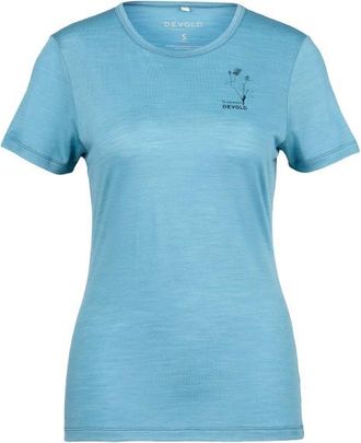 Devold Active Clover Tee Merinoshirt f&uuml;r Damen | skyblue