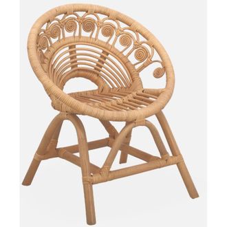 Sweeek Sedia per bambini in rattan