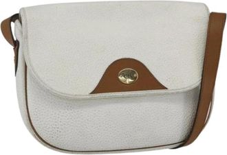Dior Pre-owned Vintage Leren Schoudertas - Dames - Vintage Schoudertas - Wit - ONE Size - Leer - Vintage