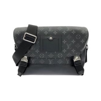 Louis Vuitton Pre-owned Messenger Voyage Monogram Eclipse Schoudertas - Dames - Pre-owned - Zwart - Maat: ONE Size
