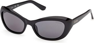 Guess GU00286 01A Womens Sunglasses Black Size 55