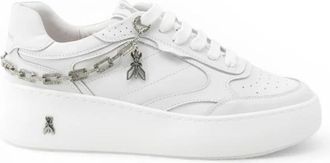 Patrizia Pepe Sneakers - Dames - Sneakers - Wit - 35 EU - Leer - Schoenen