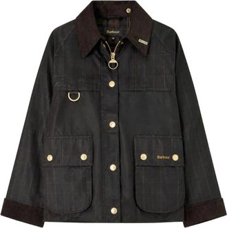 Barbour Jassen, Dames, Groen, L, Katoen, Icons Spey Jacket
