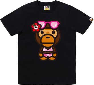 A Bathing Ape Big Baby Lisa Summer T-Shirt Black 2M20-210-302-BLK
