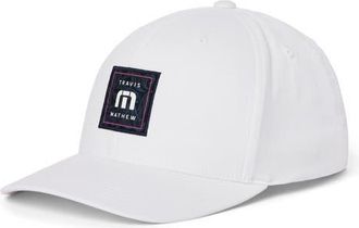 Travis Mathew Final Boarding Six-Panel Snapback Cap in White at Nordstrom