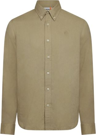 Timberland Heren Lovell Lake Katoenen Lange Mouwen Shirt (Cr&egrave;me)