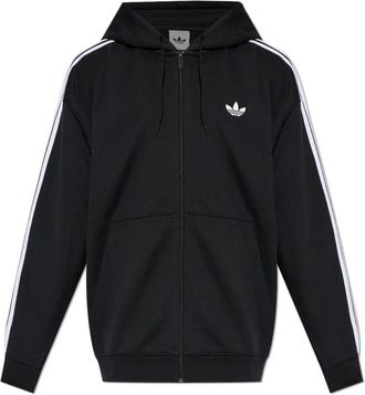 adidas Hoodie - Heren - Vesten met rits - Zwart - L - Katoen - Hoodies & sweatvesten