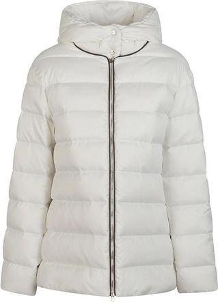Herno Arendelle Down Jacket - Dames - Winterjassen - Wit - XL - Leer - Jassen