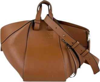 Loewe Pre-owned Handbags, female, Brown, Size: ONE SIZE Pre-owned Leather shoulder-bags