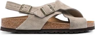 Birkenstock Sandalen met gekruiste bandjes - Dames - Sandalen - Beige - 38 EU - Leer - Schoenen