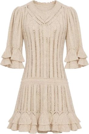 Isabel Marant Kleedjes - Dames - Kleedjes - Beige - XS - Kleedjes