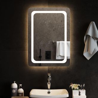 vidaXL Espejo De Ba&ntilde;o Con Led 50x70 Cm Vidaxl