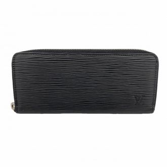 Louis Vuitton Noir Long Wallet (Bi-Fold) (Pre-Owned)