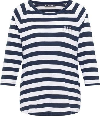 Elbsand Celin T-Shirt T-Shirt f&uuml;r Damen | wei&szlig;/blau