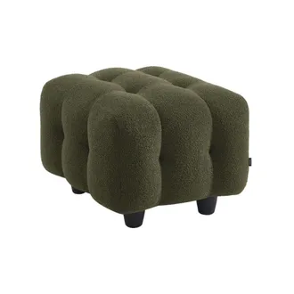 Sweeek Reposapi&eacute;s para sof&aacute; leon borreguito texturizada, 2 plazas, verde