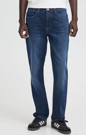 Blend Straight-Jeans BLEND BHROCK REG FIT PPNOOS, Herren, Gr. 33, L&auml;nge 34, denim dunkelblau, Denim/Jeans, Obermaterial: 99% Baumwolle, 1% Elasthan, Abriebe
