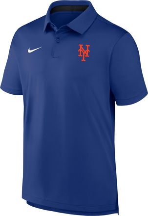 Nike New York Mets Tour Nike Mens Dri-FIT MLB Polo in Blue | 14PS4EWNME-CJJ