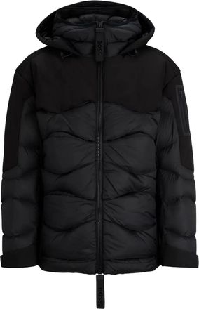 BOSS J_Convex gewatteerd jack - Zwart