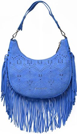 Ermanno Scervino Hobo Terra Canvas Shoulder Bag - Blue