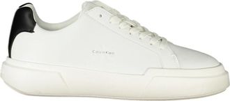 Calvin Klein Schoenen, Dames, Wit, 37 EU, Leer, Sneakers
