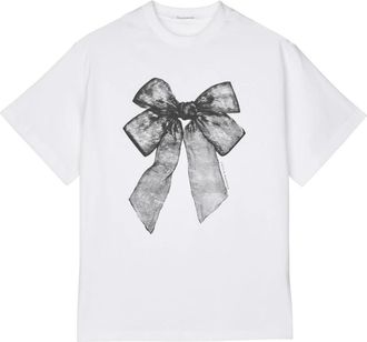Cecilie Bahnsen T-shirts - Dames - T-shirts - Wit - M - Katoen - Tops