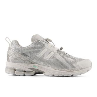 New Balance Unisex 1906F en Blanco/Gris/Verde, Malla, Talla 39.5