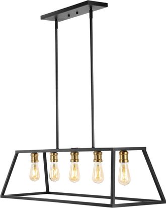Jonathan Y Designs Jonathan Y Floyd 38In 5-Light Adjustable Led Pendant