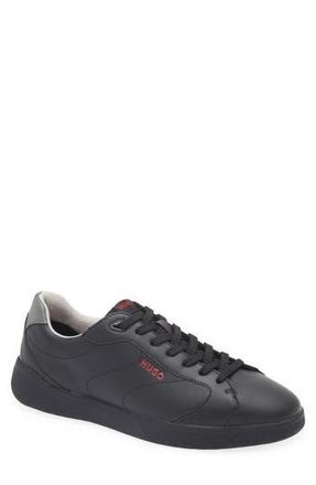 BOSS Riven Low Top Sneaker in Black at Nordstrom Rack, Size 9Us / 8Uk
