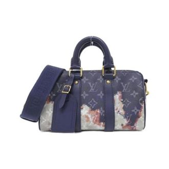Louis Vuitton Pre-owned Boston bag - Dames - Pre-owned - Blauw - Maat: ONE Size
