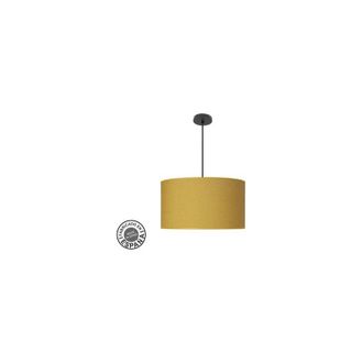 Fabrilamp Pendente moda 3xe27 nero/giallo regx50x50cm c/diffusore
