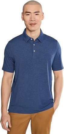 Johnston & Murphy Xc+ Apex Performance Polo Mens Clothing Navy Heather : 3XL, Polyester/Rayon/Spandex