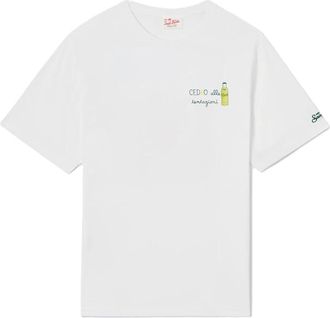 MC2 Saint Barth Portofino T-Shirt voor Heren - Heren - T-shirts - Wit - XL - Katoen - Tops