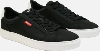 HUGO BOSS Mens HUGO Morrie Tenn Trainers, Black - Size: 10