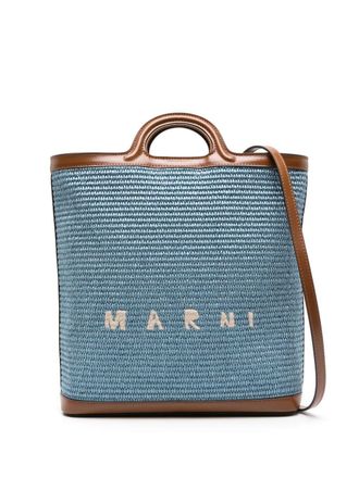 Marni Borsa tote Tropicalia - Blu