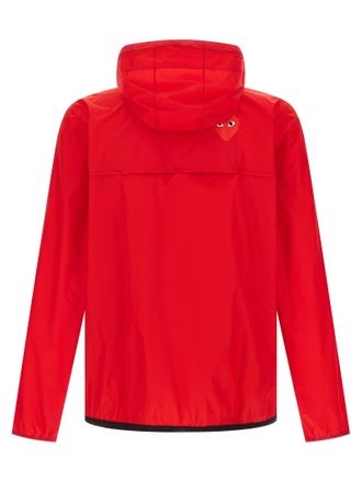 Comme Des Gar&ccedil;ons Waterproof Hooded Jacket - Red