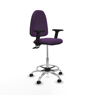 Piqueras y Crespo Piqueras Y Crespo Silla De Oficina Morado Con Reposabrazos