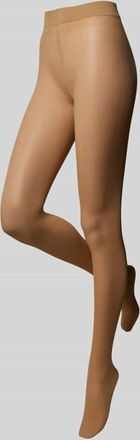 Joop Strumpfhose mit elastischem Bund Modell SHEER DELUXE in Beige, Größe 36-38